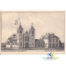 Spijk Ansichtkaart RK Kerk